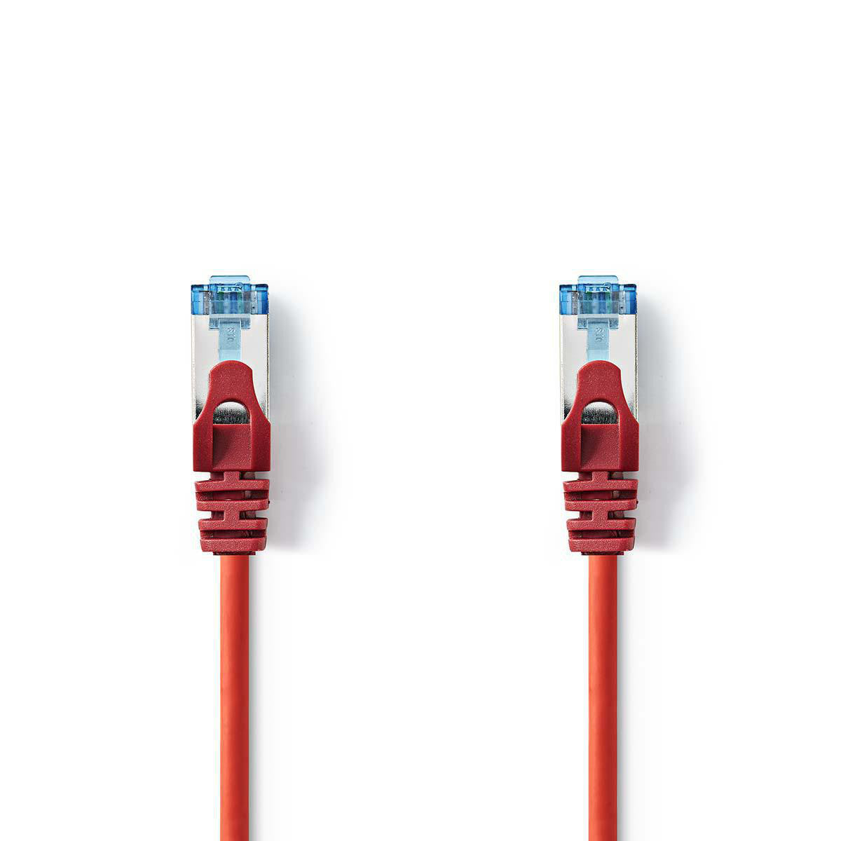 Cable de Red Cat6a Sf/utp | Rj45 Macho - 1,0 m Rojo Cables