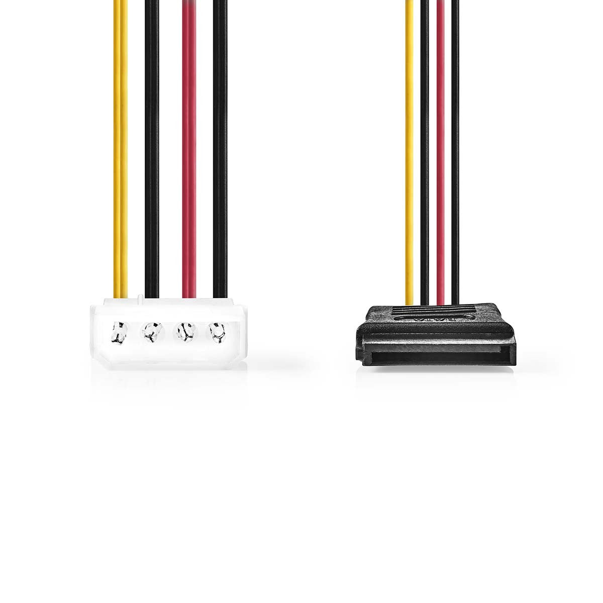 Cable de Alimentación Interno | Molex Macho - 2 x Sata 15 Pines Hembra 0,15 m Varios