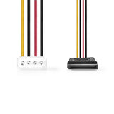 Cable de Alimentación Interno | Molex Macho - 2 x Sata 15 Pines Hembra 0,15 m Varios