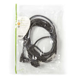 Cable de Alimentación | Schuko Macho en Ángulo - Iec-320-c13 5,0 m Negro