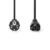 Cable de Alimentación | Schuko Macho - Iec-320-c5 3,0 m Negro