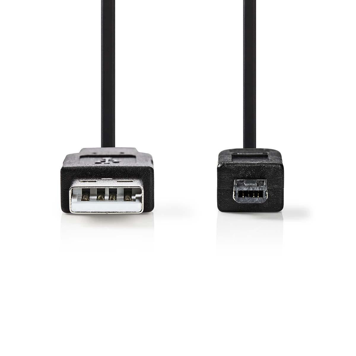 Cable USB 2.0 | A Macho - Hirose Mini de 4 Pines 2,0 m Negro Cables