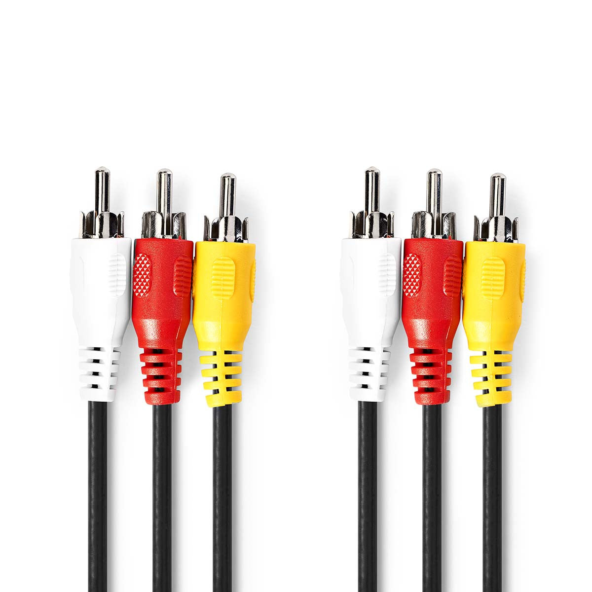 Cable de Vídeo Compuesto | 3x RCA Macho - 3,0 m Negro