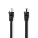 Cable Coaxial de 90 dB | IEC (Coaxial) Macho - Hembra 5,0 m Negro