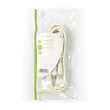 Cable Coaxial de 120 dB | IEC (Coaxial) Macho - Hembra 2,0 m Blanco