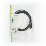 Cable de Audio Óptico | Toslink Macho - 3,5 mm 2,0 m Negro Cables