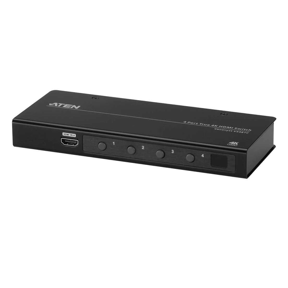 Conmutador Hdmi 4-port True 4K Negro *No Categorizados