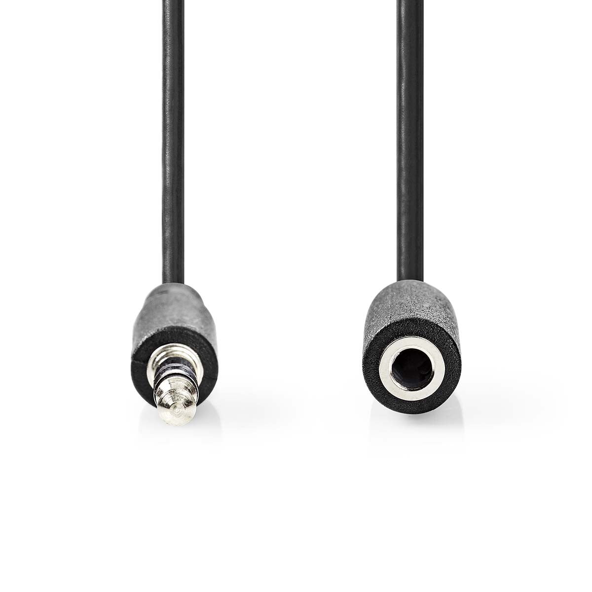 Cable de Audio Estéreo | Macho 3,5 mm - Hembra 5,0 m Negro