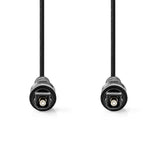 Cable de Audio  Toslink Macho de 1,0 m Negro en Caja