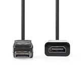 Cable Displayport-hdmi | Displayport Macho - Hdmi Hembra 0,2 m Negro