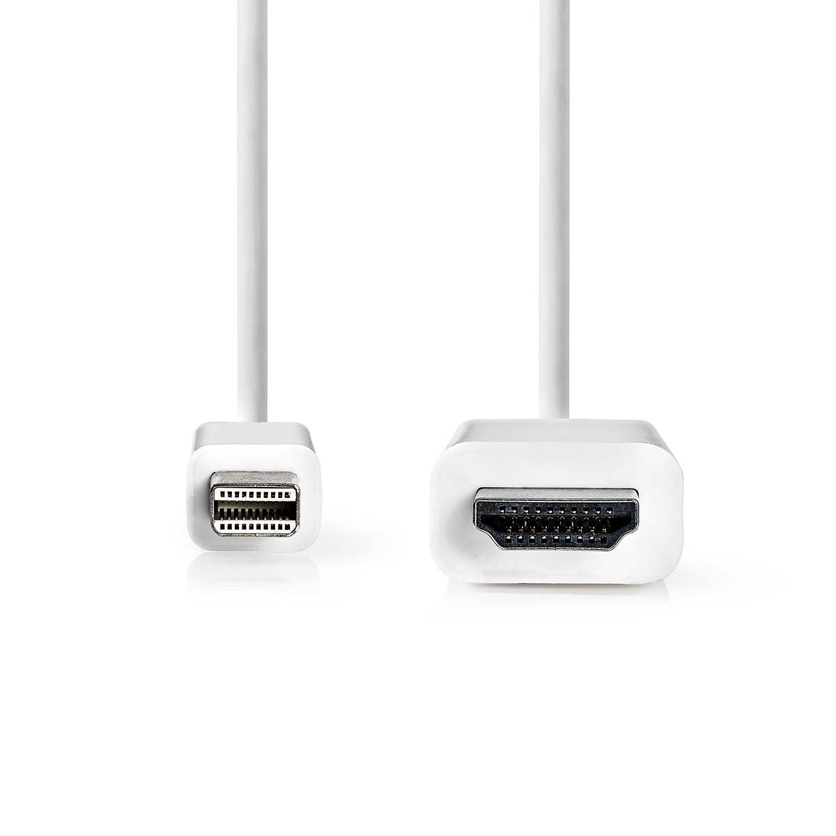 Cable Mini Displayport-hdmi | Displayport Macho - Conector Hdmi 2,0 m Blanco Cables