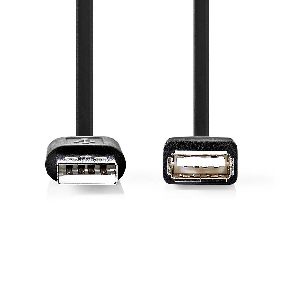 Cable USB 2.0 | A Macho - Hembra 3,0 m Negro Cables