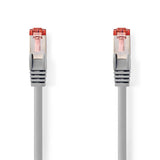 Cable de Red Cat6 S/ftp | Rj45 (8p8c) Macho - 10 m Gris