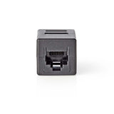 Adaptador de Red Cat5 | Rj45 (8p8c) Hembra - Negro