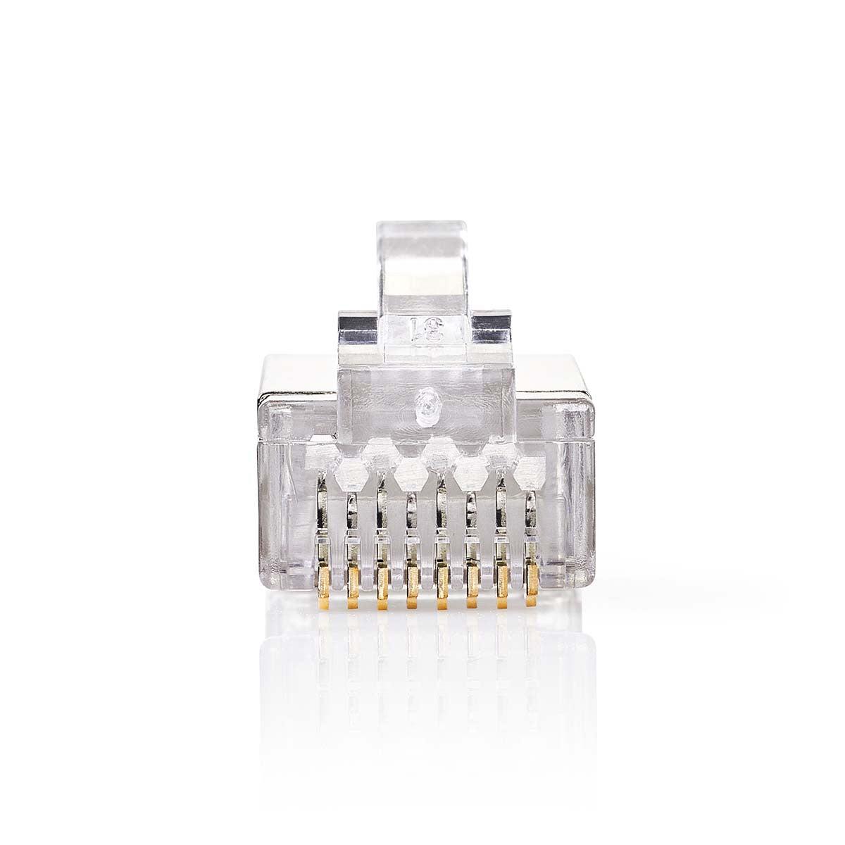 Conector de Red | Rj45 (8p8c) Macho - 10 Unidades Metal