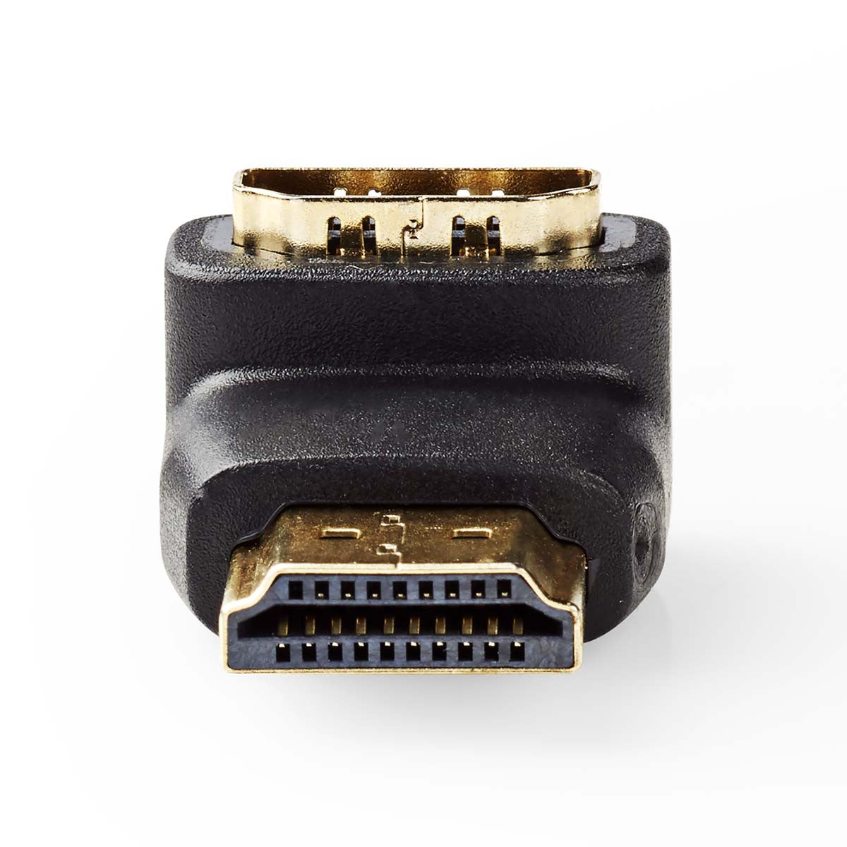 Adaptador Hdmi en Ángulo de 90° | Conector Hdmi - Hembra Negro