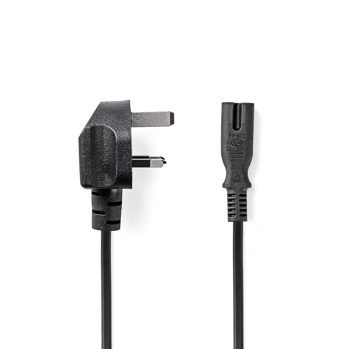 Cable de Alimentación | Conector Para Reino Unido - Iec-320-c7 5,0 m Negro Cables