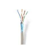 Cable de Red Cat6 F/utp | Trenzado - 100 m Gris Cables