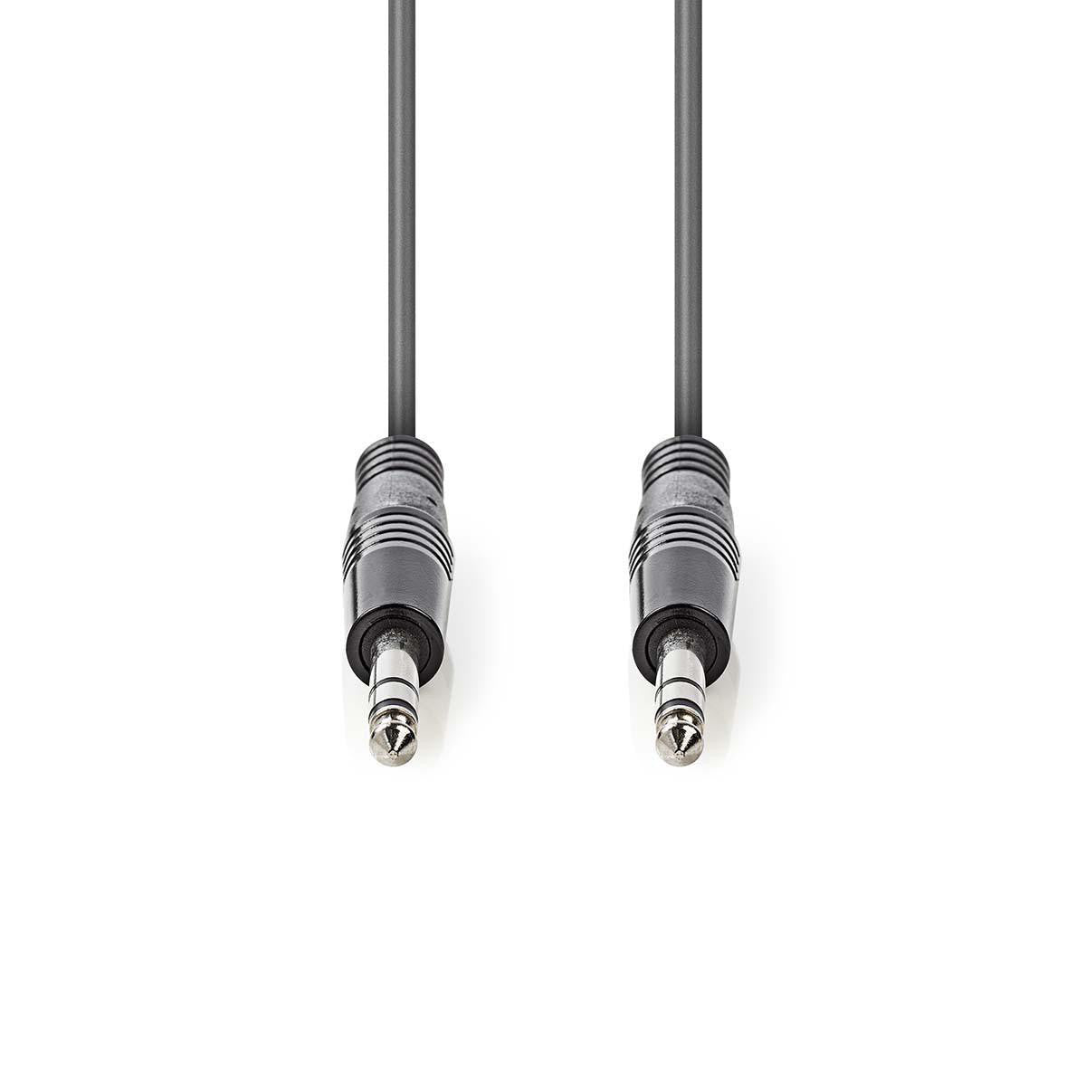 Cable de Audio Compensado | 6,35 mm Macho - 1,5 m Gris