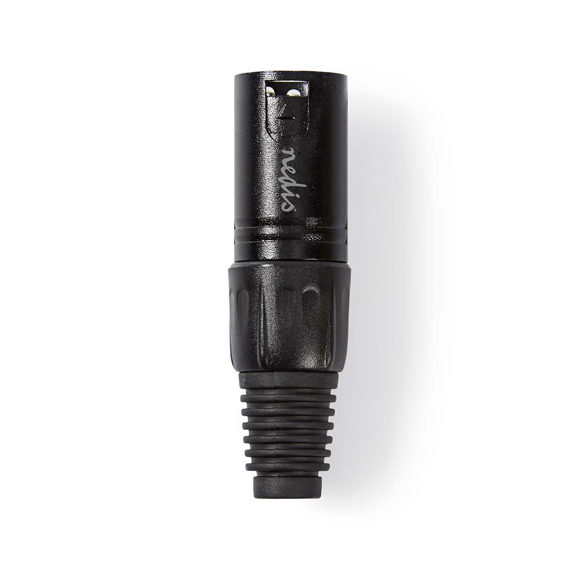 Conector XLR | de 3 Pines Macho Negro