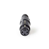 Conector XLR | de 3 Pines Hembra Negro