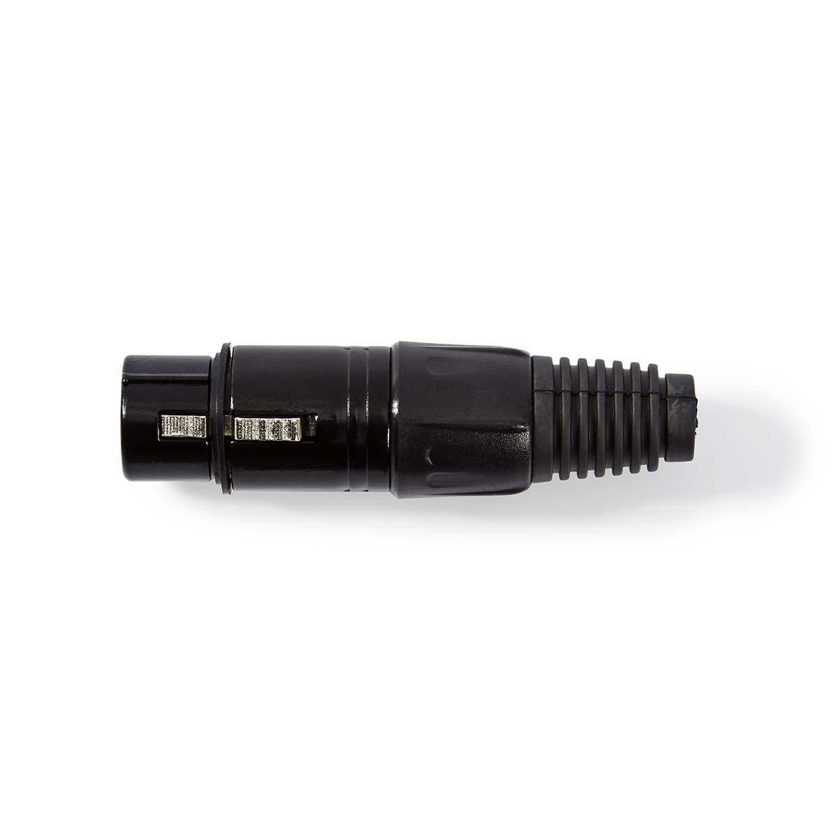 Conector XLR | de 3 Pines Hembra Negro