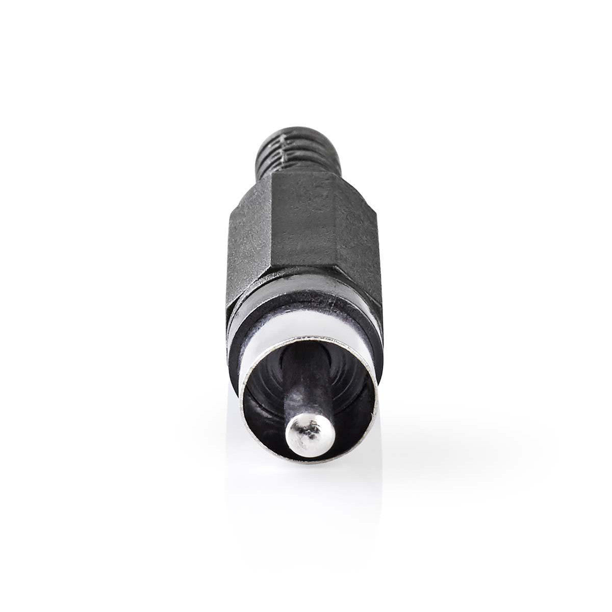 Conector RCA | Macho 25 Piezas Negro