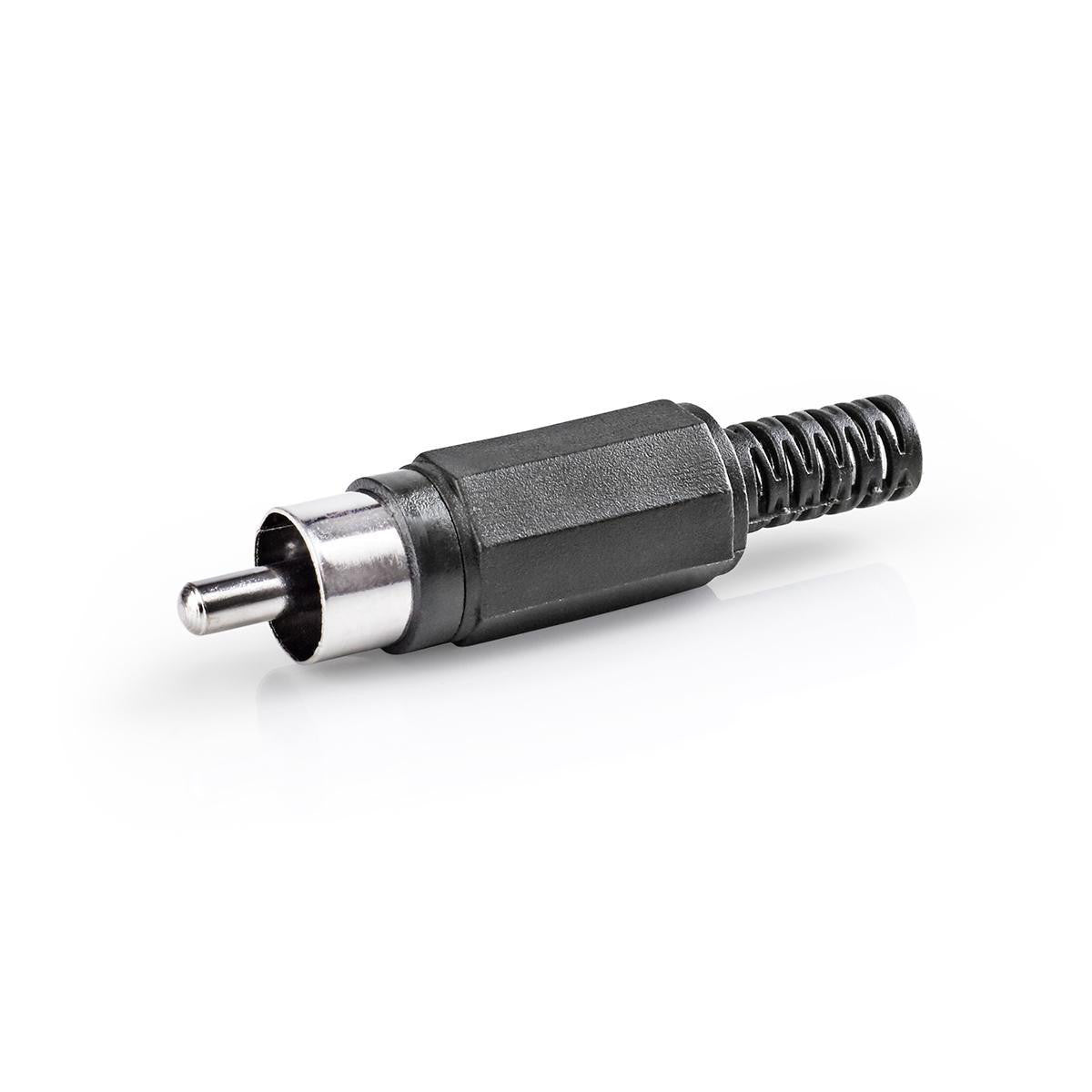 Conector RCA | Macho 25 Piezas Negro