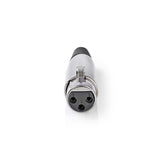 Conector XLR | de 3 Pines Hembra 25 Piezas Metal Conectores Audio