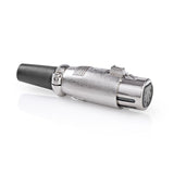 Conector XLR | de 5 Pines Hembra 10 Unidades Metal Conectores Audio