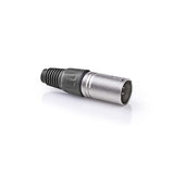 Conector XLR | de 5 Pines Macho 10 Unidades Metal