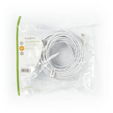 Cable de Red Cat5e UTP | Conector Rj45 (8p8c) Macho - 10 m Blanco