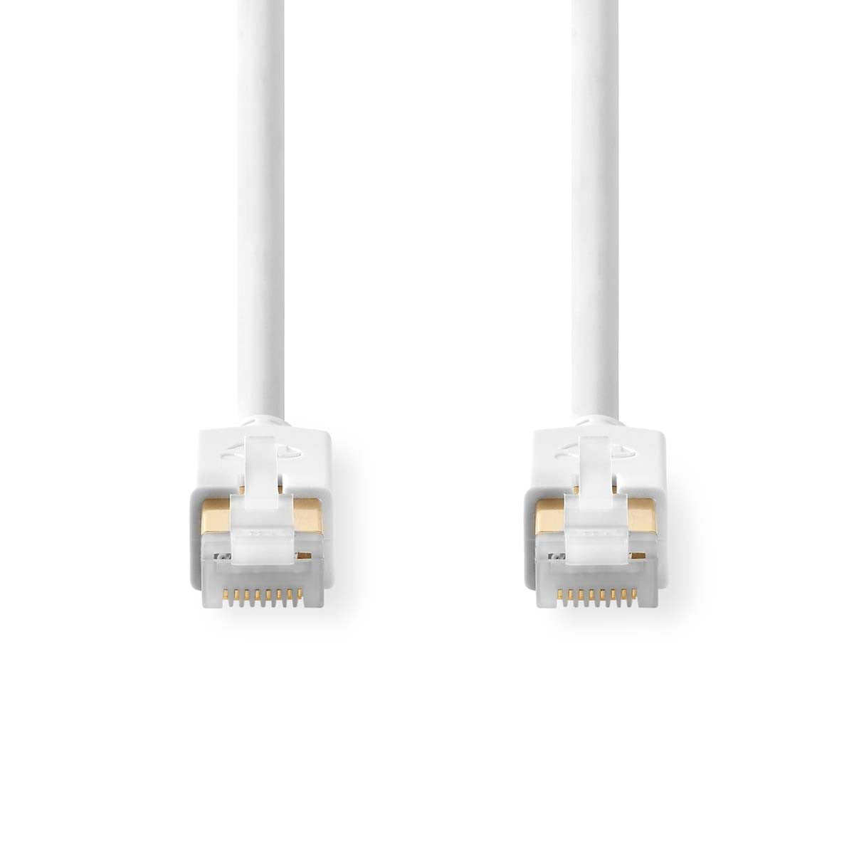 Cable Cat6 | Rj45 (8p8c) Macho S/ftp 2.00 m Redondo PVC Lszh Blanco Blíster