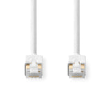 Cable Cat6 | Rj45 (8p8c) Macho S/ftp 2.00 m Redondo PVC Lszh Blanco Blíster