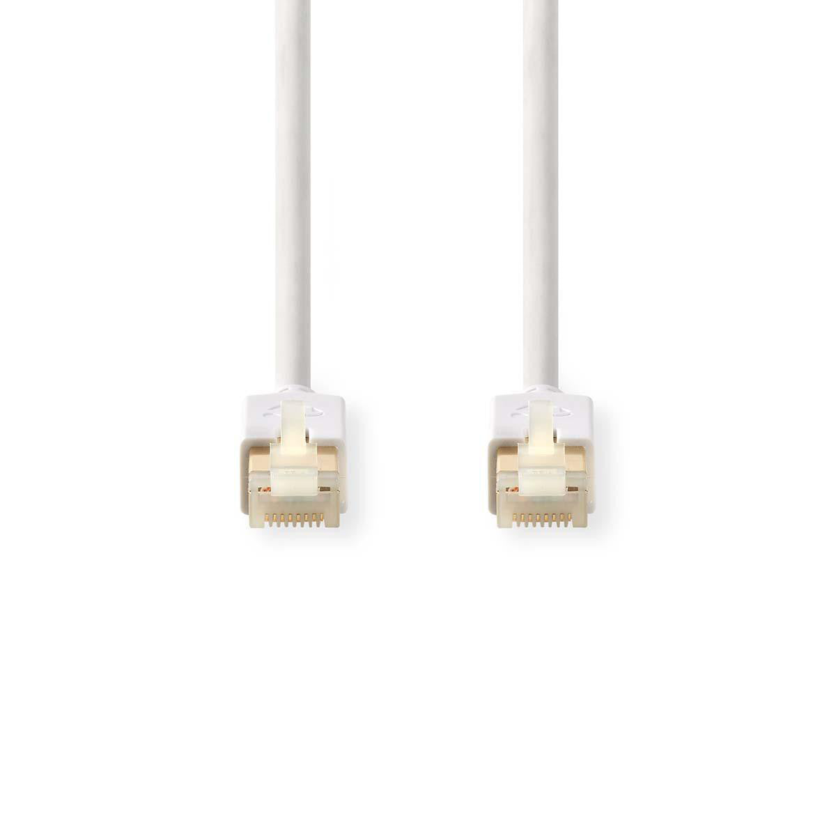 Cable Cat6 | Rj45 (8p8c) Macho F/utp 10.0 m Redondo PVC Lszh Blanco Caja de Ventana Cables