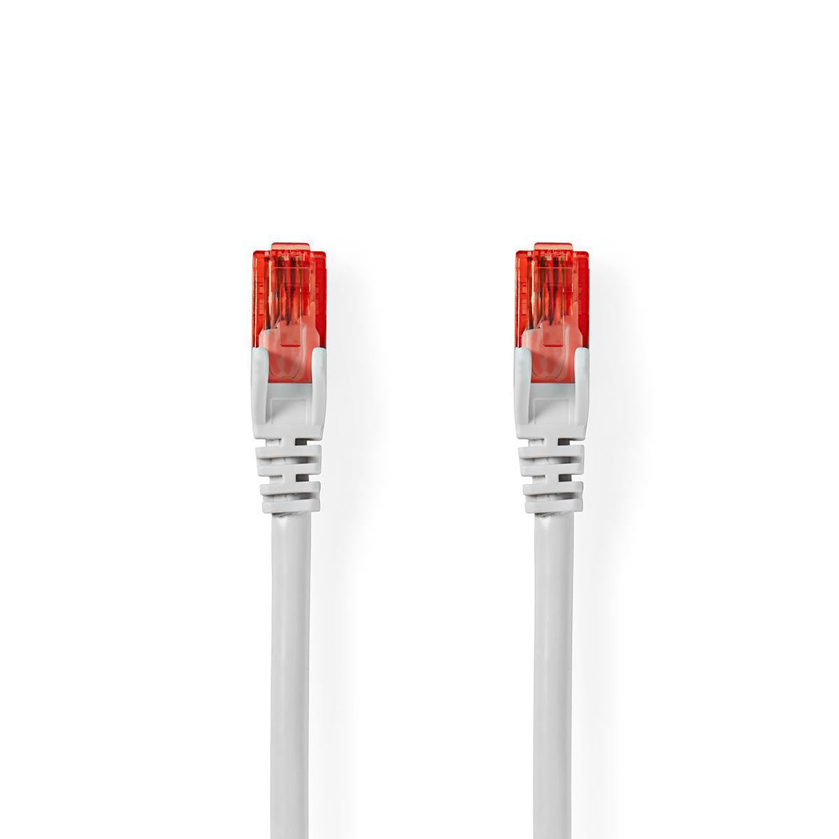 Cable Cat6 | Rj45 (8p8c) Macho UTP 15.0 m Redondo PVC Blanco Bolsa Polybag Cables