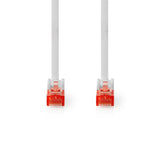 Cable Cat6 | Rj45 (8p8c) Macho UTP 15.0 m Redondo PVC Blanco Bolsa Polybag Cables