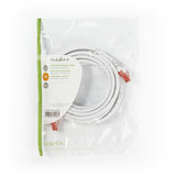 Cable Cat6 | Rj45 (8p8c) Macho UTP 3.00 m Redondo PVC Blanco Bolsa Polybag Cables