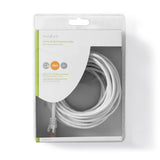 Cable Cat 5e | Sf/utp Rj45 (8p8c) Macho 7.50 m Redondo PVC Blanco Blíster Cables