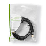 Cable Hdmi 8K  Macho de 2,00m color Negro en Bolsa Polybag