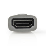 Adaptador Hdmi | Conector Mini a Hembra Gris *No Categorizados