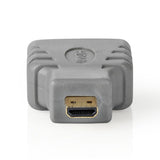 Adaptador Hdmi | Micro Conector a Hembra Gris