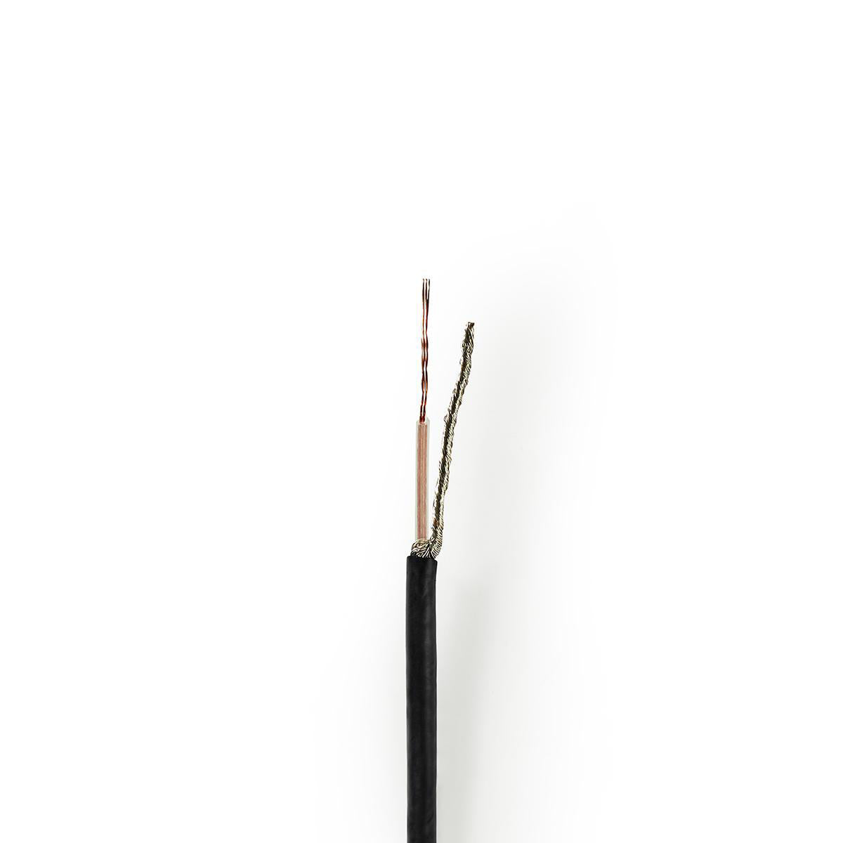 Cable Coaxial | Rg174 25,0 m Caja de Regalo Negro Cables