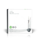 Cable Coaxial | Rg59u 25,0 m Caja de Regalo Blanco