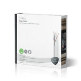 Cable Coaxial | Compatible con 4g/lte 25,0 m Caja de Regalo Blanco