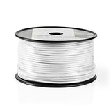 Cable Coaxial | Minicoaxial 100 m Carrete Blanco