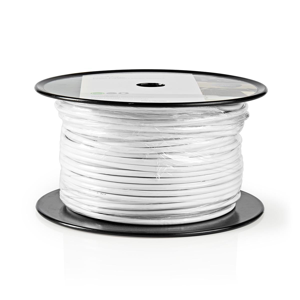 Cable Coaxial | Rg59u 100 m Carrete Blanco