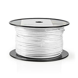 Cable Coaxial | Rg59u 100 m Carrete Blanco