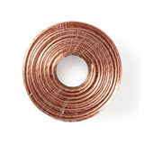 Cable de Altavoz | 2x 6.00 mm² CCA 100.0 m Redondo PVC Transparente Brida