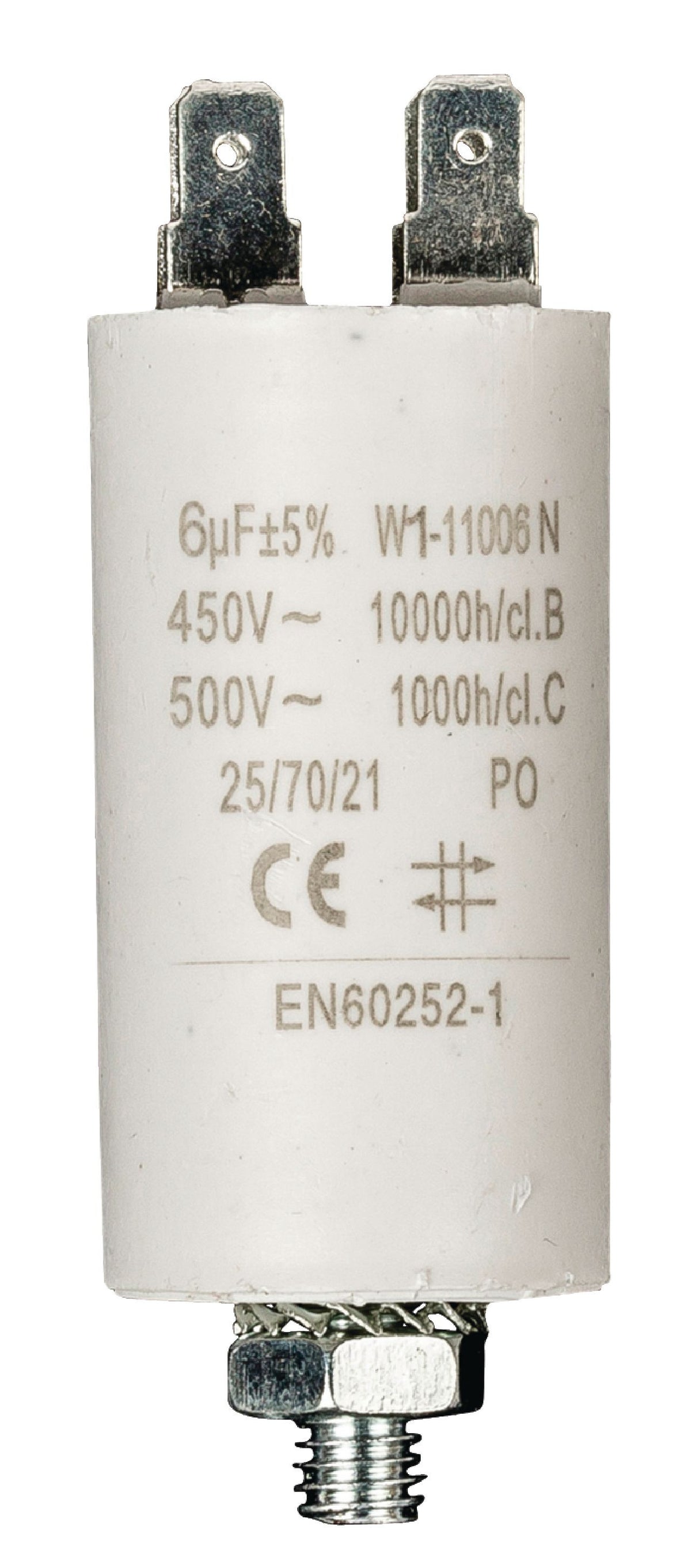 Condensador 6.0uf / 450 V + Tierra